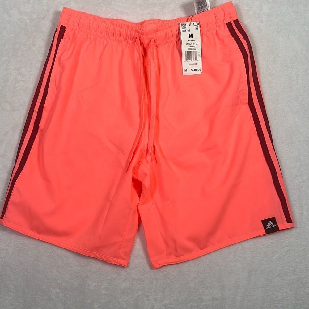 Adidas 3 STRIPES CLASSIC LENGTH SWIM SHORTS HG8788 swim trunks NWT Men Medium‎